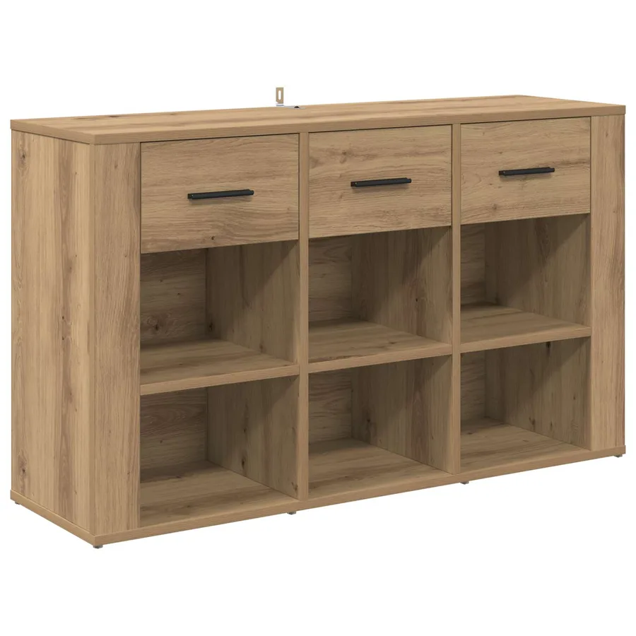 Buffet Chêne artisanal 100 x 30 x 59,5 cm Bois d'ingénierie - 2