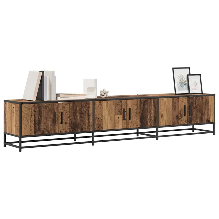 Unites TV 210 x 35 x 41 cm Bois Ancien Bois d'ingénierie - 3