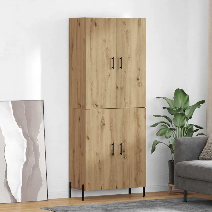 Haut Armoire Chêne artisanal 69,5 x 34 x 180 cm