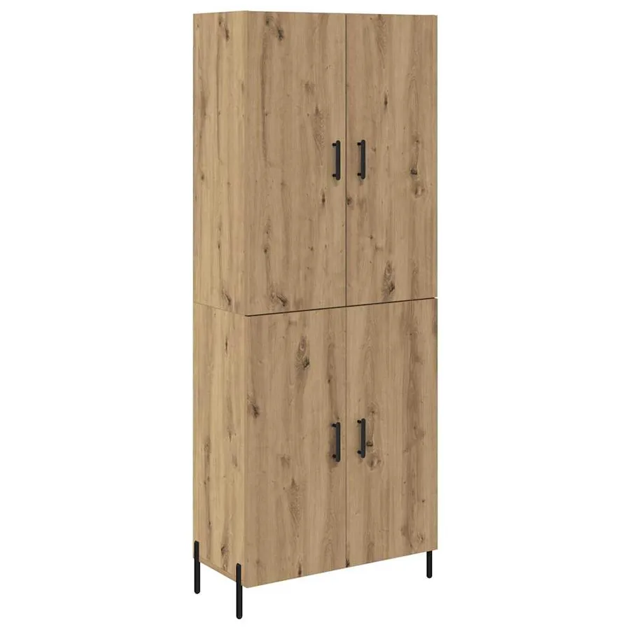 Haut Armoire Chêne artisanal 69,5 x 34 x 180 cm - 2