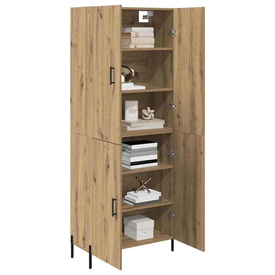 Haut Armoire Chêne artisanal 69,5 x 34 x 180 cm - 3