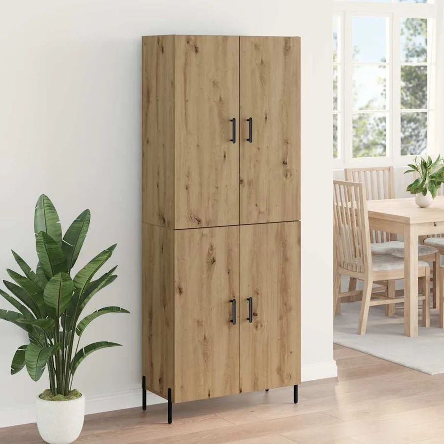 Haut Armoire Chêne artisanal 69,5 x 34 x 180 cm - 4