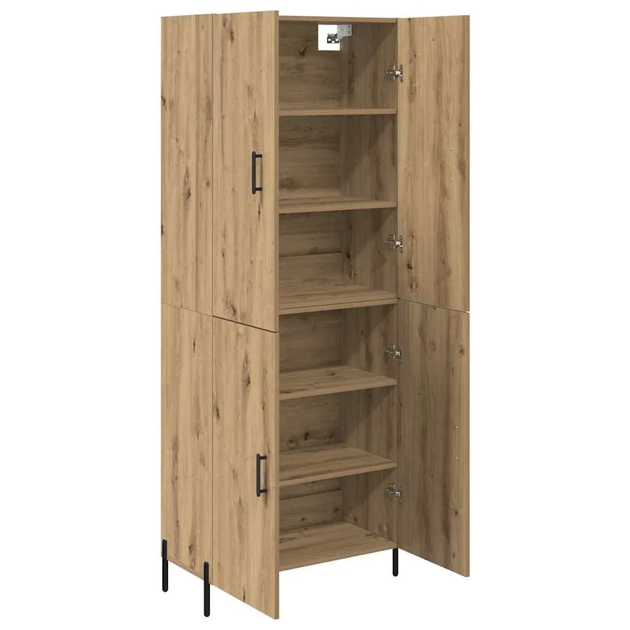 Haut Armoire Chêne artisanal 69,5 x 34 x 180 cm - 5