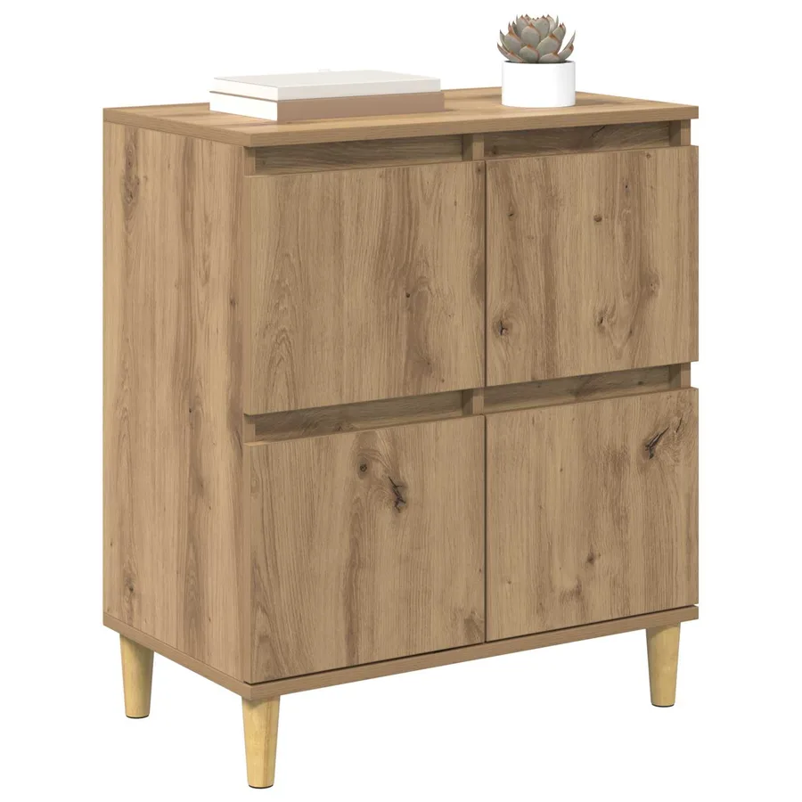 Buffet Chêne artisanal 60 x 35 x 70 cm Bois d'ingénierie - 3