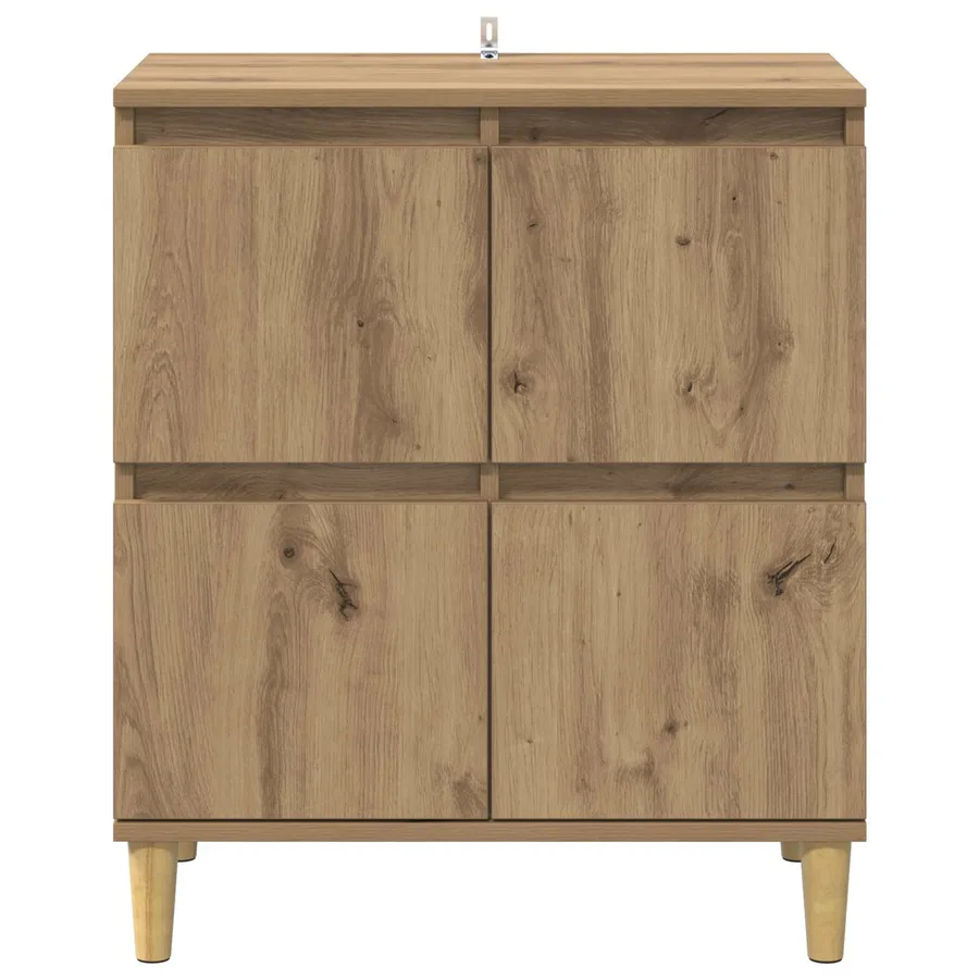 Buffet Chêne artisanal 60 x 35 x 70 cm Bois d'ingénierie - 6