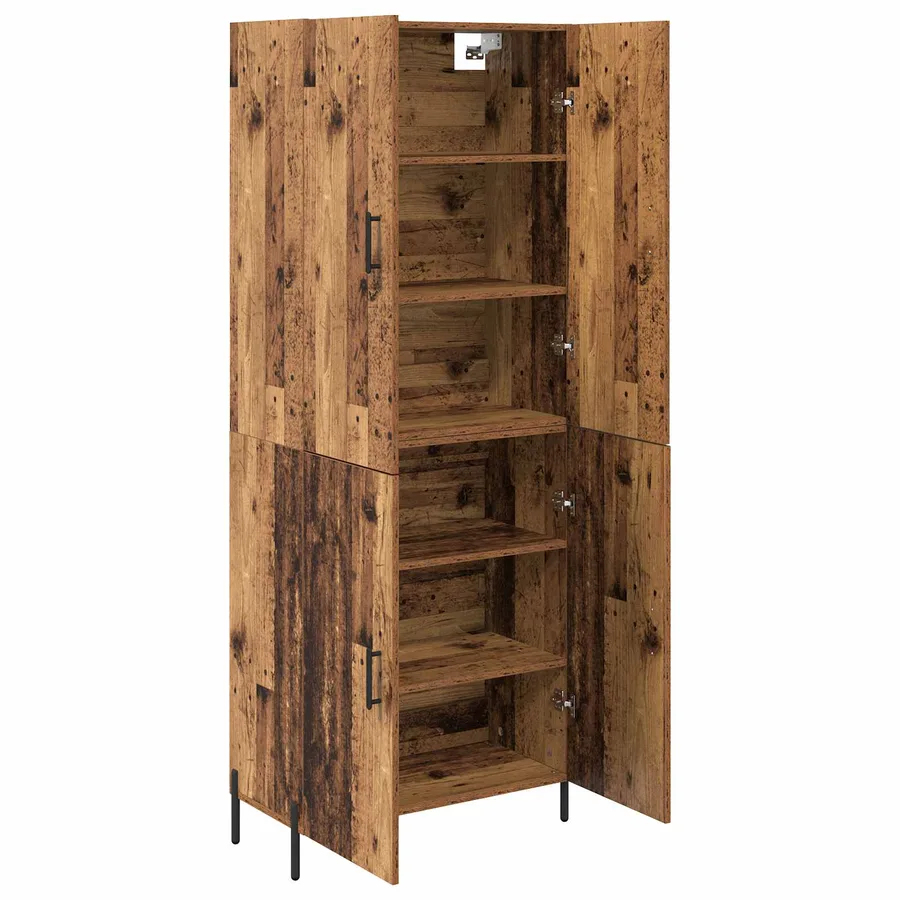 Haut Armoire Bois Ancien 69,5 x 34 x 180 cm Bois d'ingénierie - 5
