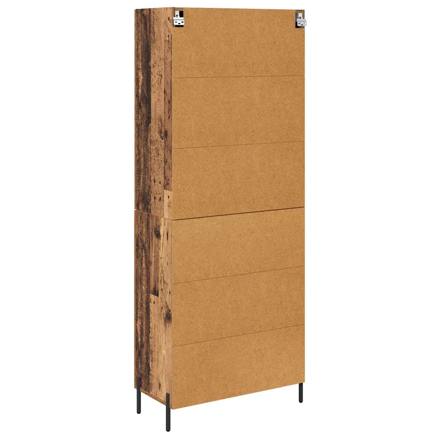 Haut Armoire Bois Ancien 69,5 x 34 x 180 cm Bois d'ingénierie - 8