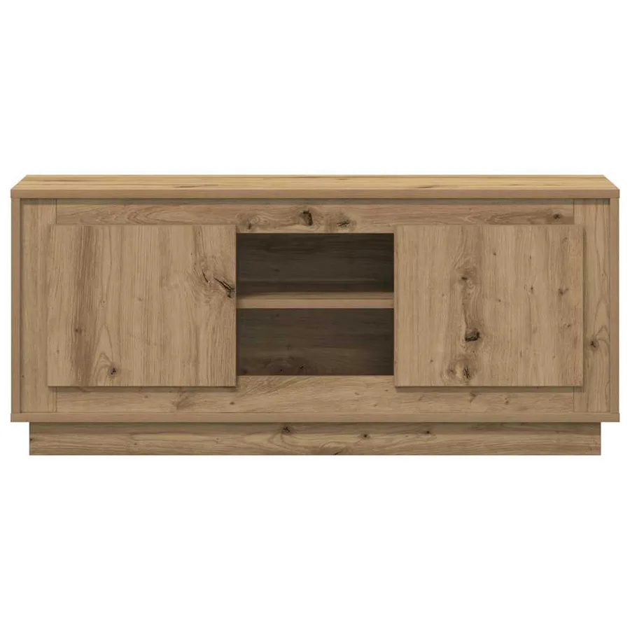 Meuble TV 102 x 35 x 45 cm Chêne artisanal Bois d'ingénierie - 6