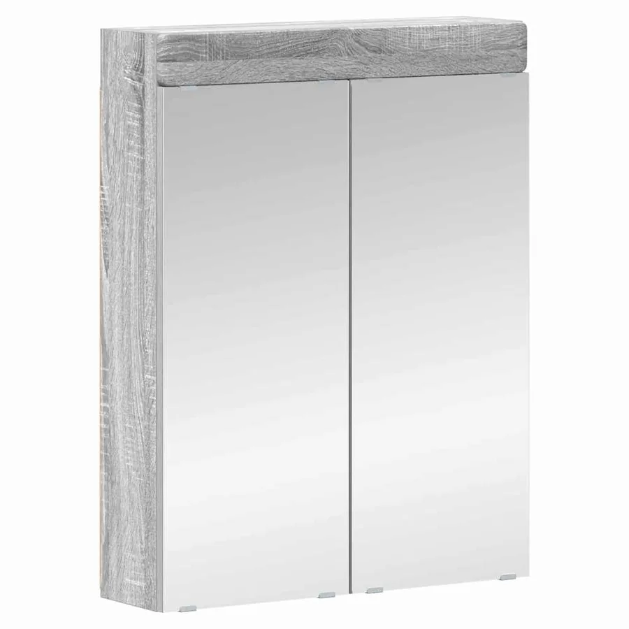 Ensemble de mobilier de salle de bain TULUM 5 pcs Gris Sonoma - 6