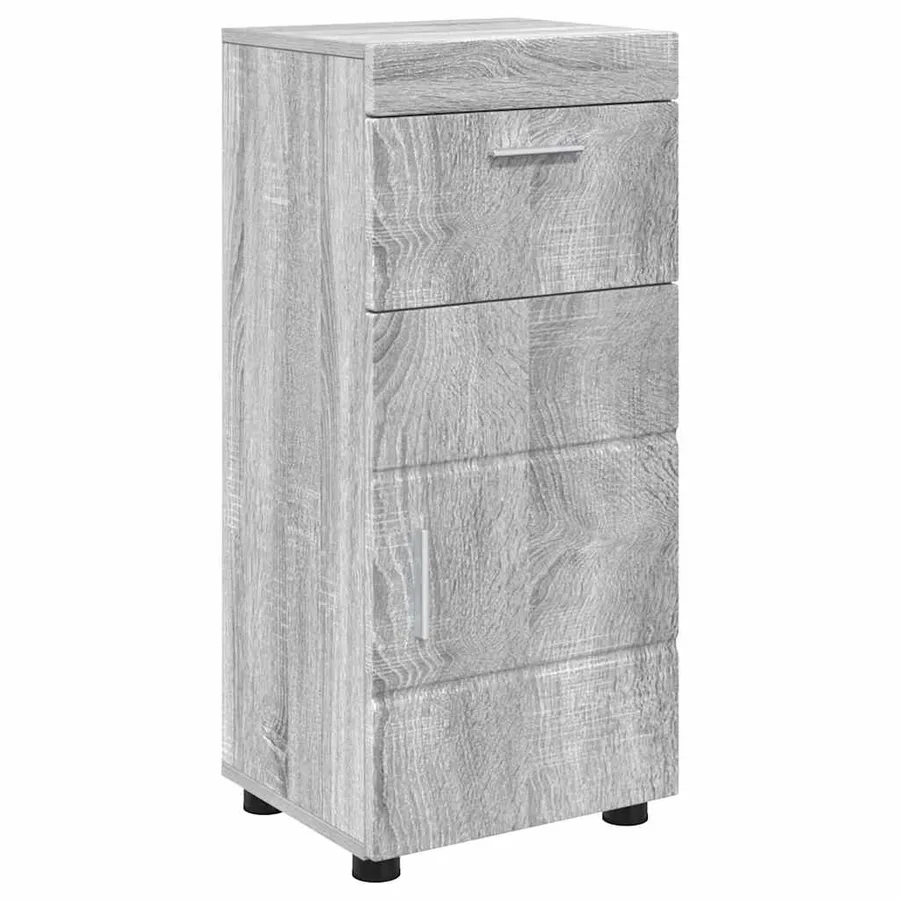 Ensemble de mobilier de salle de bain TULUM 5 pcs Gris Sonoma - 9
