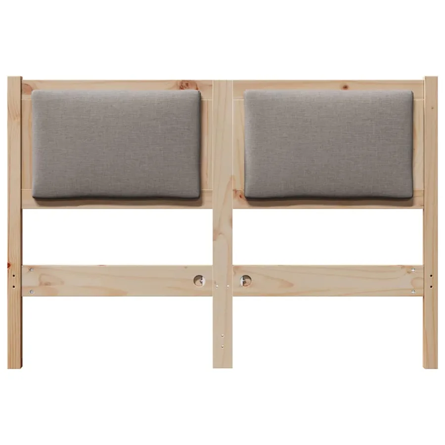 Tête de lit Autre Marron 120 cm Bois massif en pin - 4