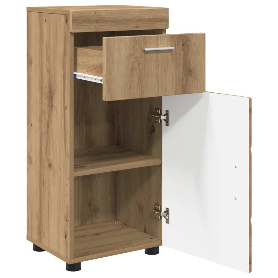 Ensemble d'armoire de salle de bain TULUM Chêne artisanal - 5