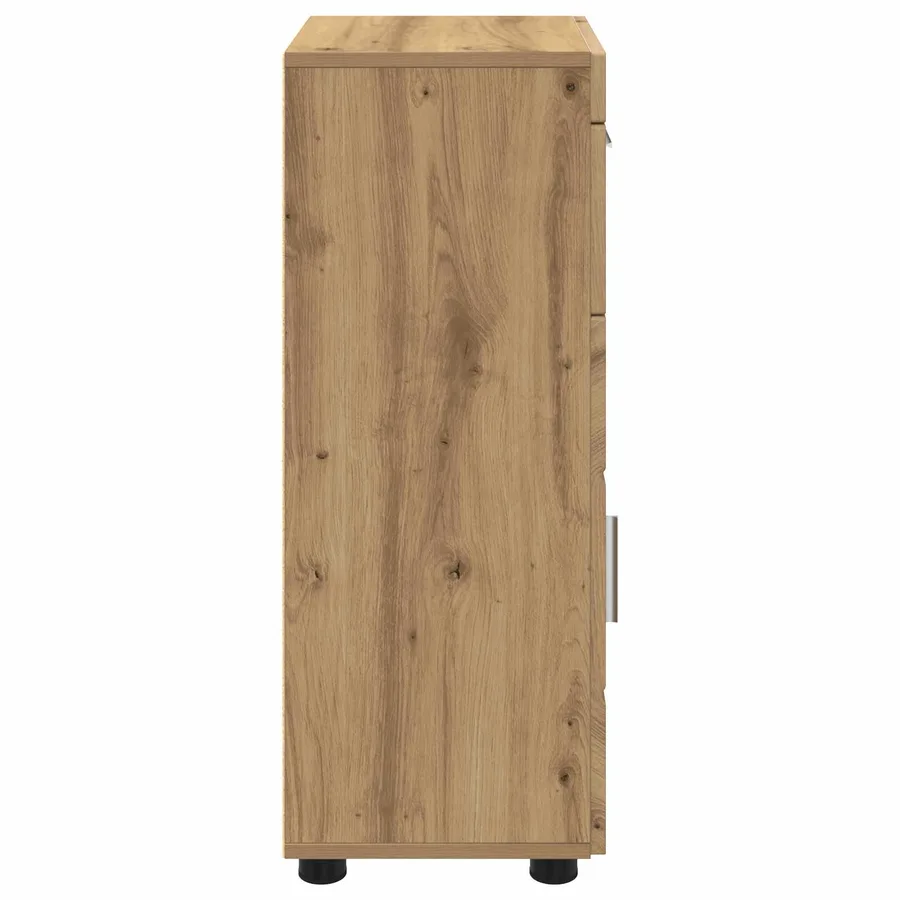 Ensemble d'armoire de salle de bain TULUM Chêne artisanal - 7