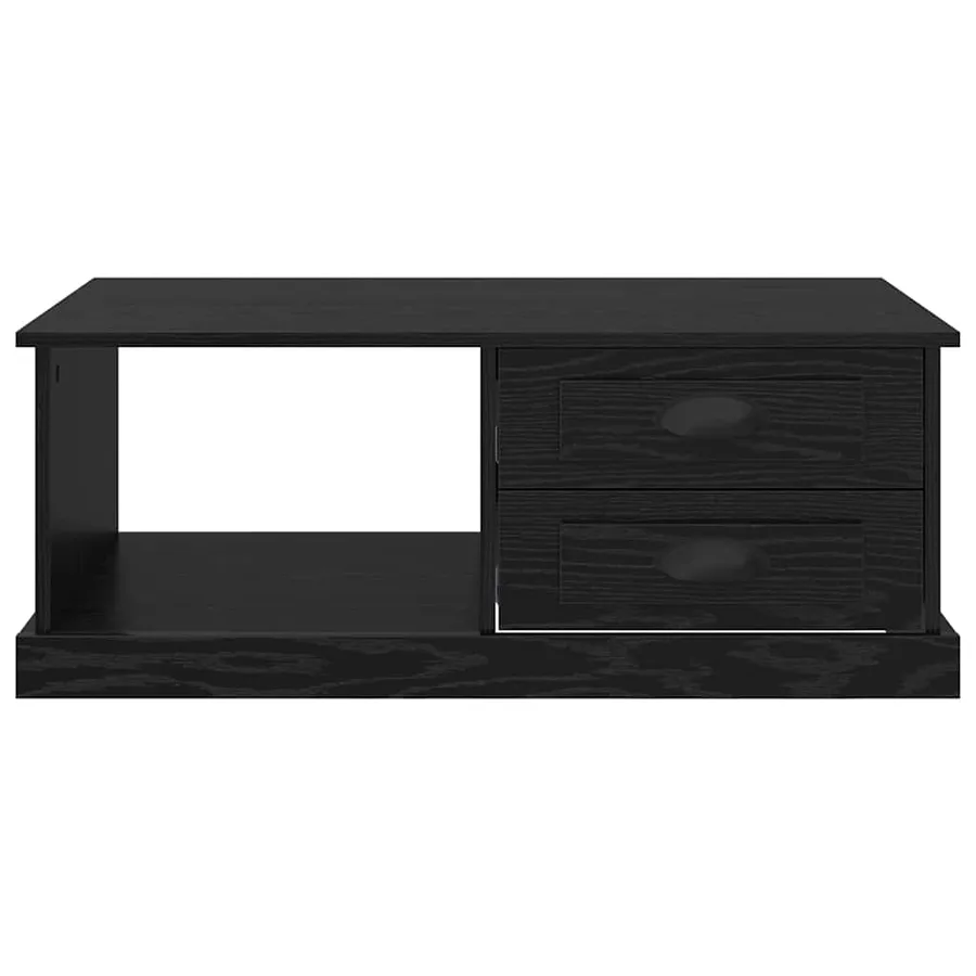 Table basse Chêne noir 90 x 50 x 35 cm Bois d'ingénierie - 6