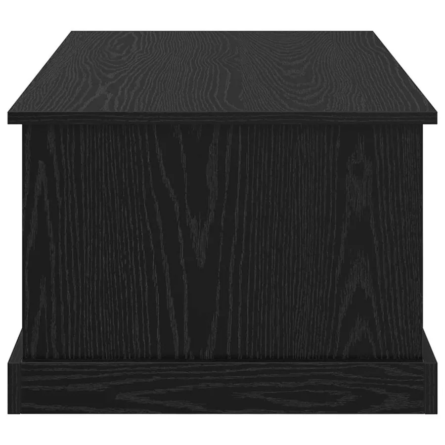 Table basse Chêne noir 90 x 50 x 35 cm Bois d'ingénierie - 7