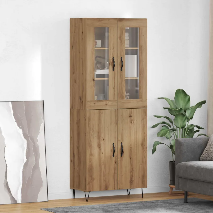 Haut Armoire Chêne artisanal 69,5 x 34 x 90 cm