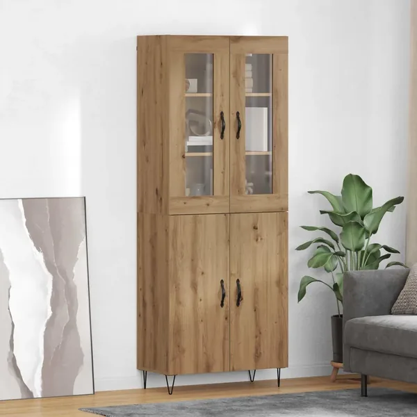 Haut Armoire Chêne artisanal 69,5 x 34 x 90 cm