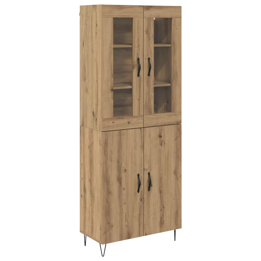 Haut Armoire Chêne artisanal 69,5 x 34 x 90 cm - 2