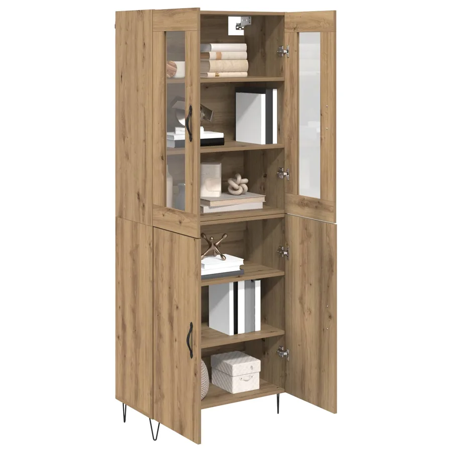 Haut Armoire Chêne artisanal 69,5 x 34 x 90 cm - 3