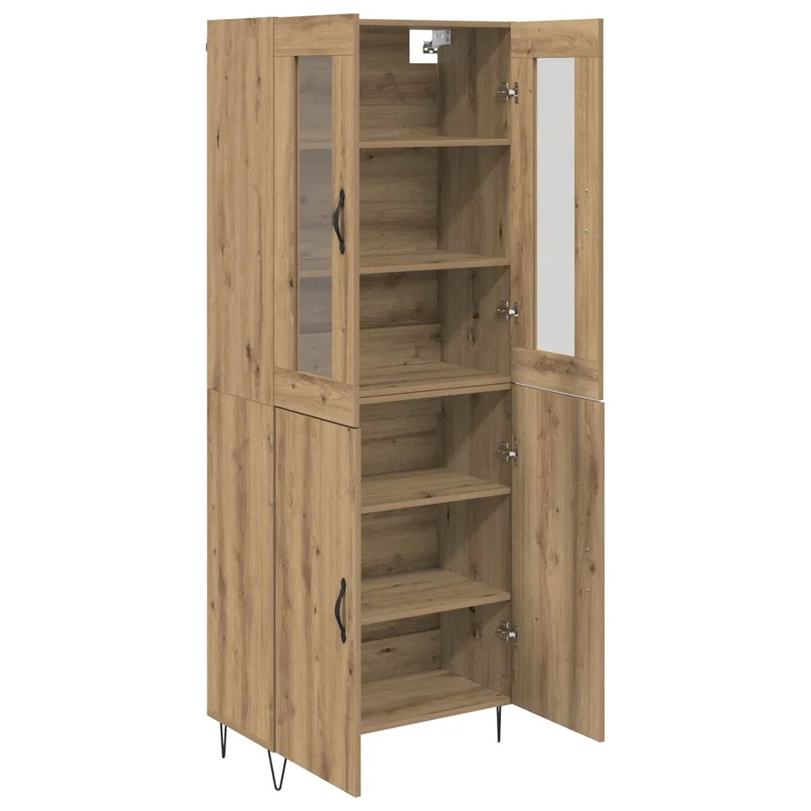 Haut Armoire Chêne artisanal 69,5 x 34 x 90 cm - 5
