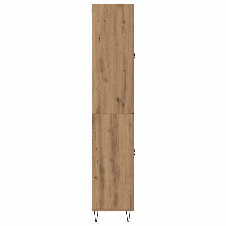 Haut Armoire Chêne artisanal 69,5 x 34 x 90 cm - 9
