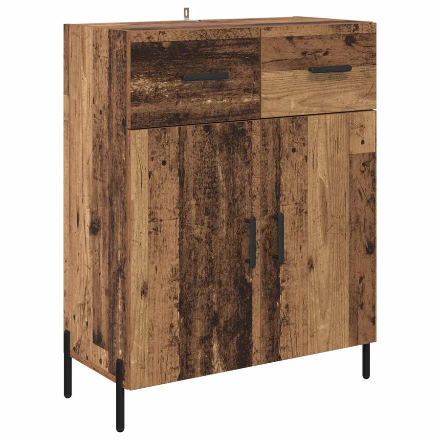 Buffet Bois Ancien 69,5 x 34 x 90 cm Bois d'ingénierie - 2