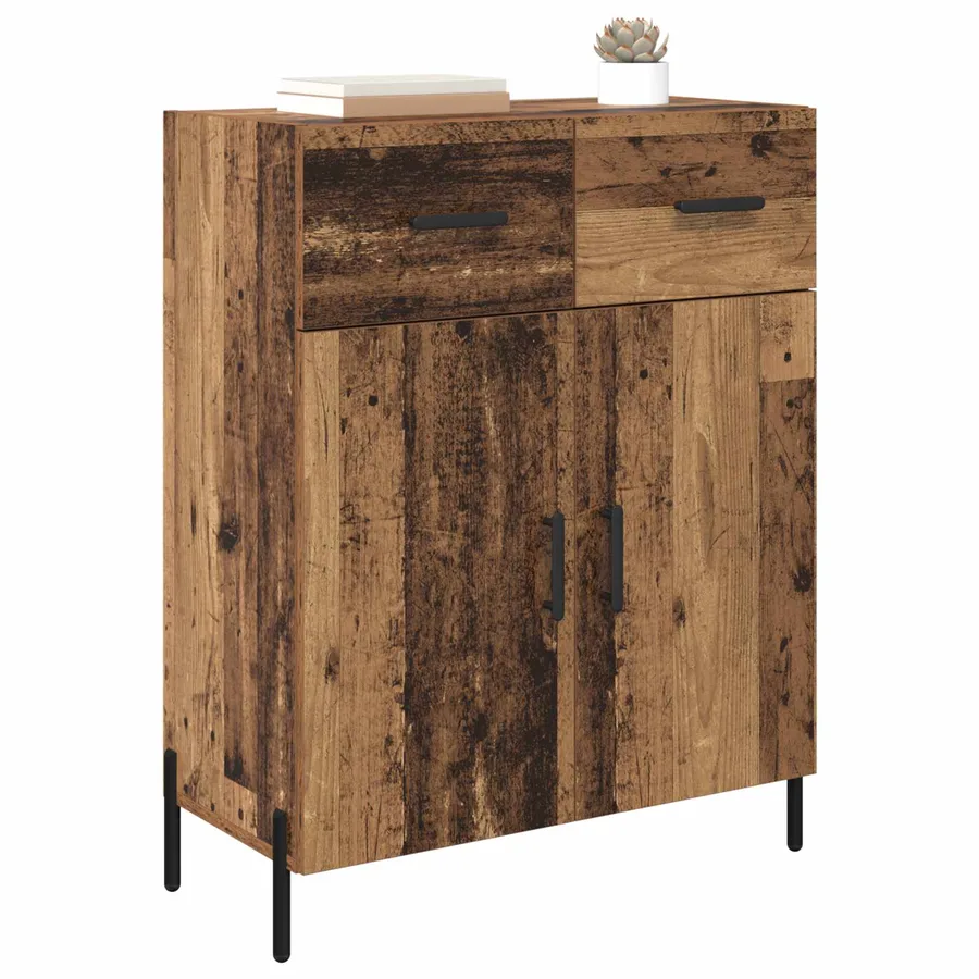 Buffet Bois Ancien 69,5 x 34 x 90 cm Bois d'ingénierie - 3