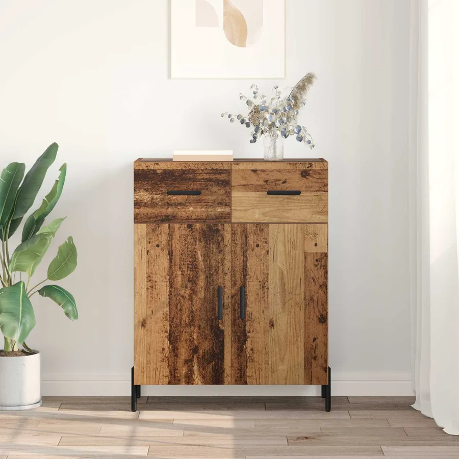 Buffet Bois Ancien 69,5 x 34 x 90 cm Bois d'ingénierie - 4