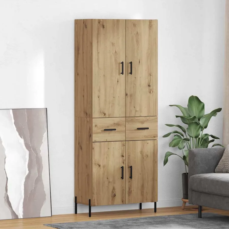 Haut Armoire Chêne artisanal 69,5 x 34 x 180 cm