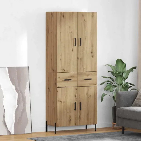 Haut Armoire Chêne artisanal 69,5 x 34 x 180 cm