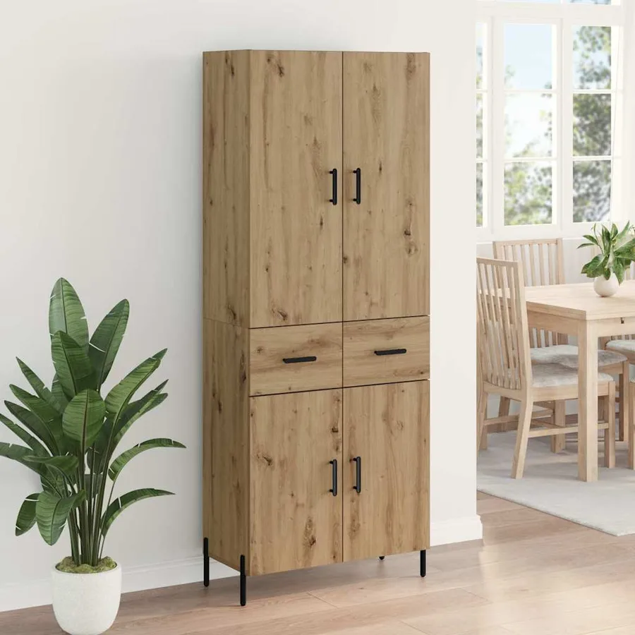 Haut Armoire Chêne artisanal 69,5 x 34 x 180 cm - 4