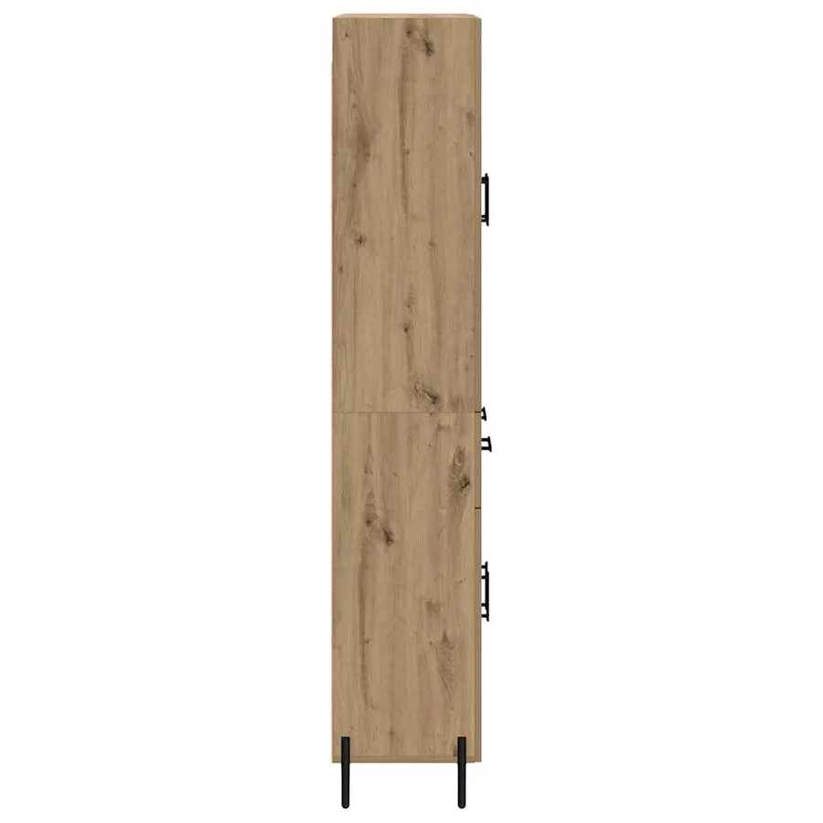 Haut Armoire Chêne artisanal 69,5 x 34 x 180 cm - 9