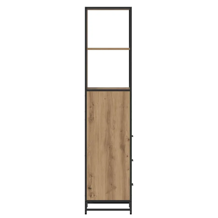 Ensemble de mobilier de salle de bain Chêne artisanal - 7