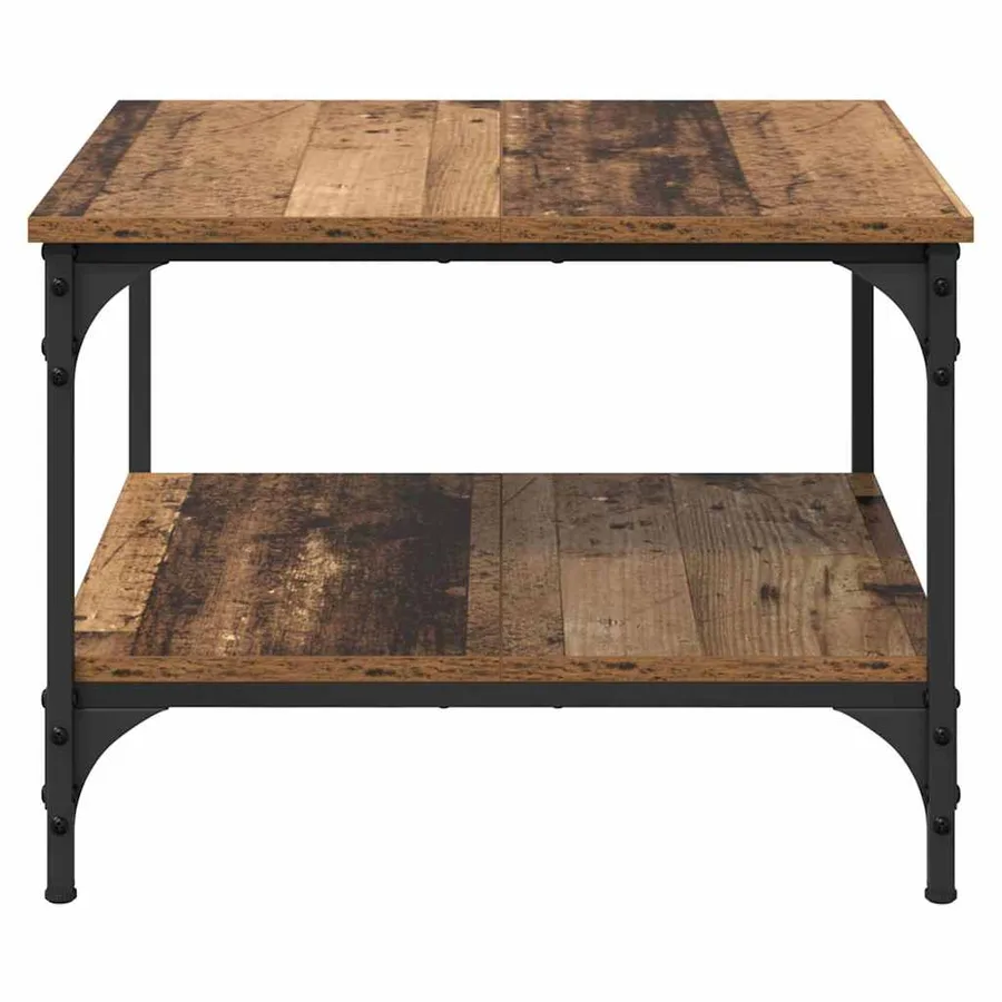 Table basse Bois Ancien 55 x 55 x 40 cm Bois d'ingénierie - 5