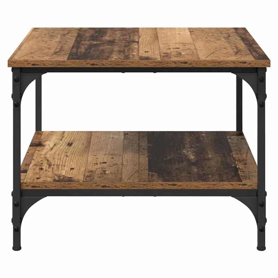 Table basse Bois Ancien 55 x 55 x 40 cm Bois d'ingénierie - 6