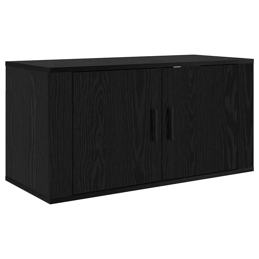 Ensemble de meuble TV mural 3 pcs Chêne noir 80 x 34,5 x 40 cm - 5
