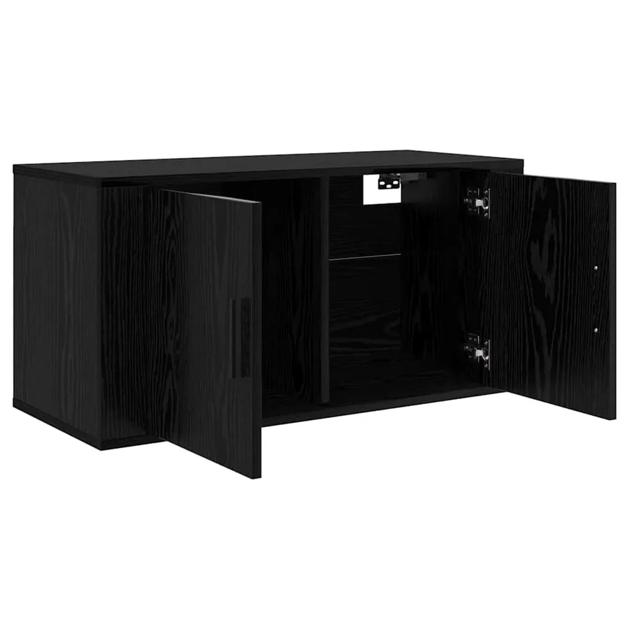 Ensemble de meuble TV mural 3 pcs Chêne noir 80 x 34,5 x 40 cm - 6