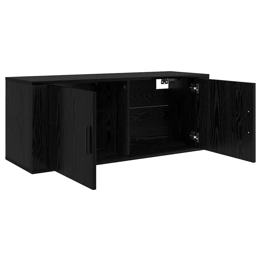 Ensemble de meuble TV mural 3 pcs Chêne noir 100 x 34,5 x 40 cm - 6