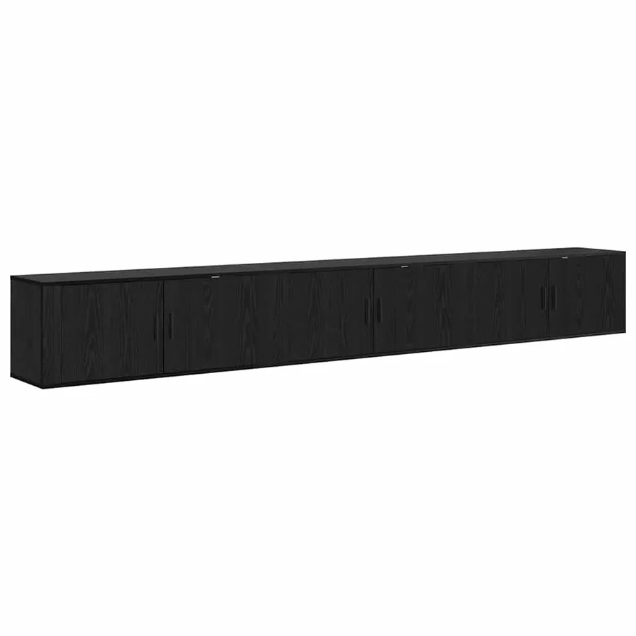 Ensemble de meuble TV mural 3 pcs Chêne noir 100 x 34,5 x 40 cm - 7