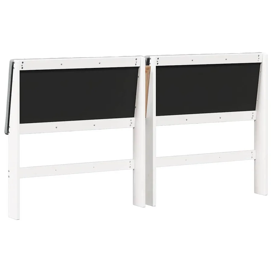 Tête de lit capitonnée Gris clair 180 cm Pin massif - 6