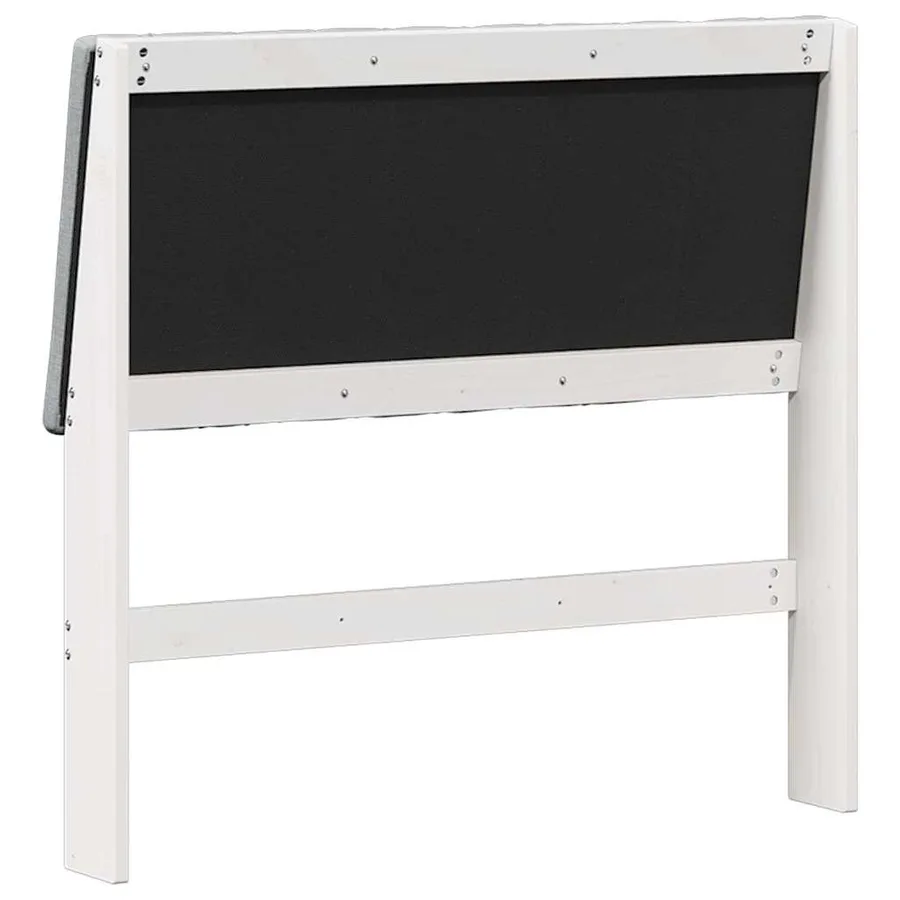 Tête de lit capitonnée Gris clair 100 cm Pin massif - 6