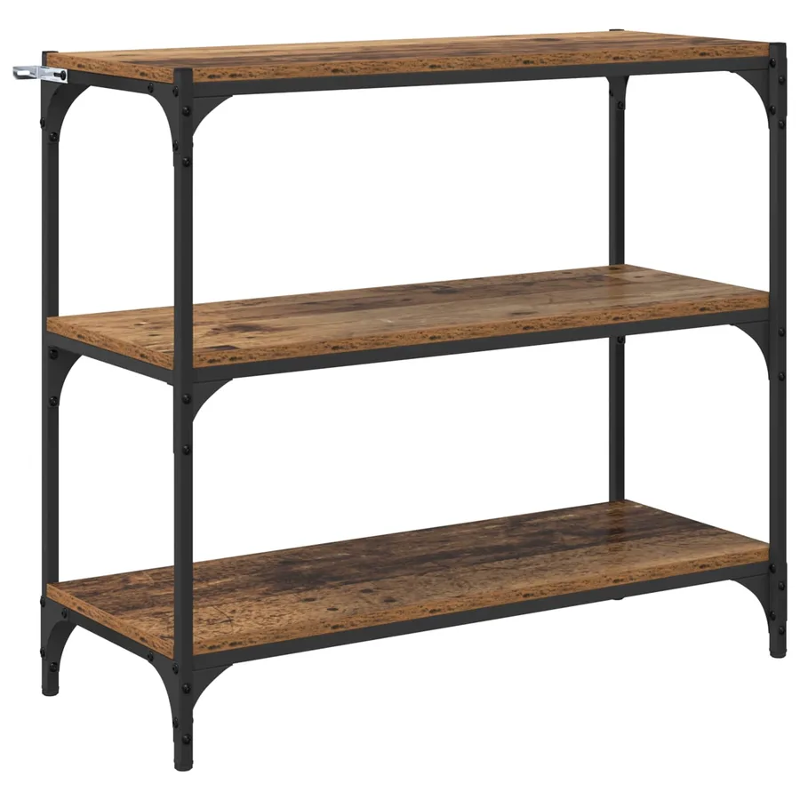 Bibliothèque Bois Ancien 80 x 33 x 70,5 cm - 2