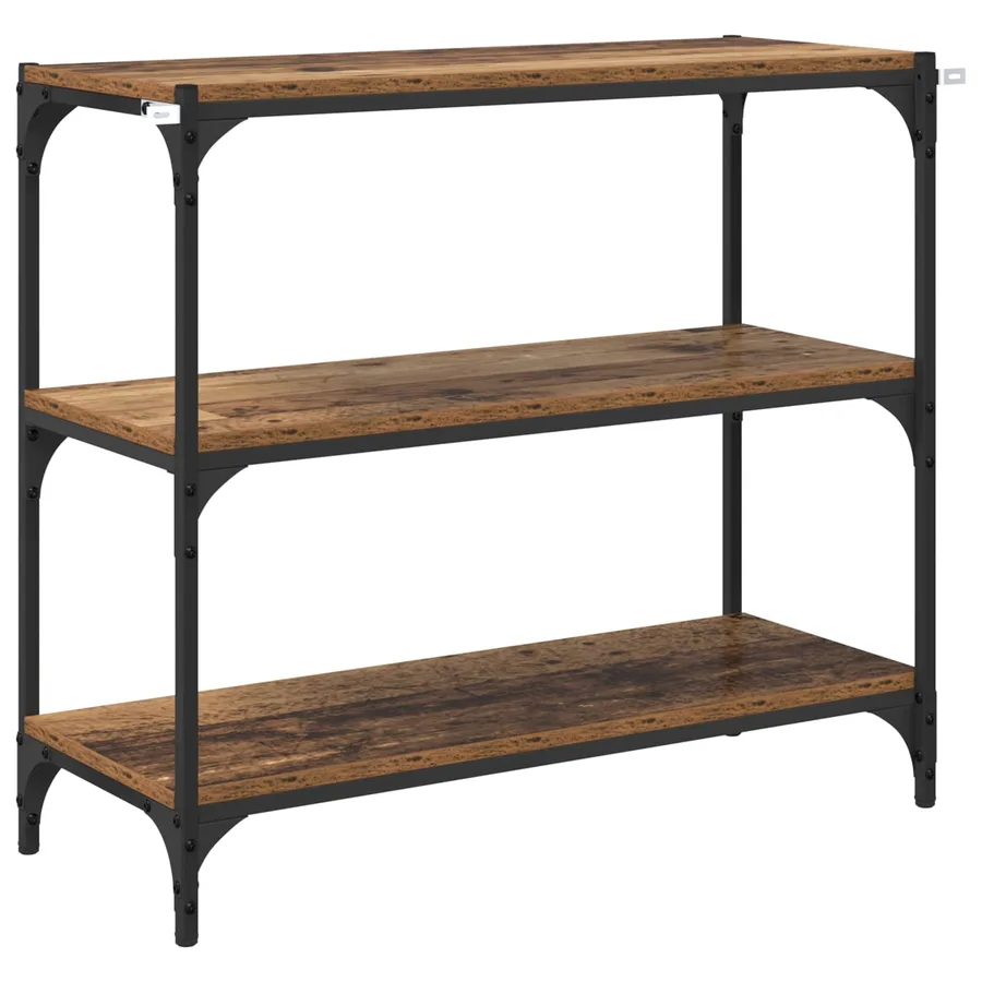 Bibliothèque Bois Ancien 80 x 33 x 70,5 cm - 7