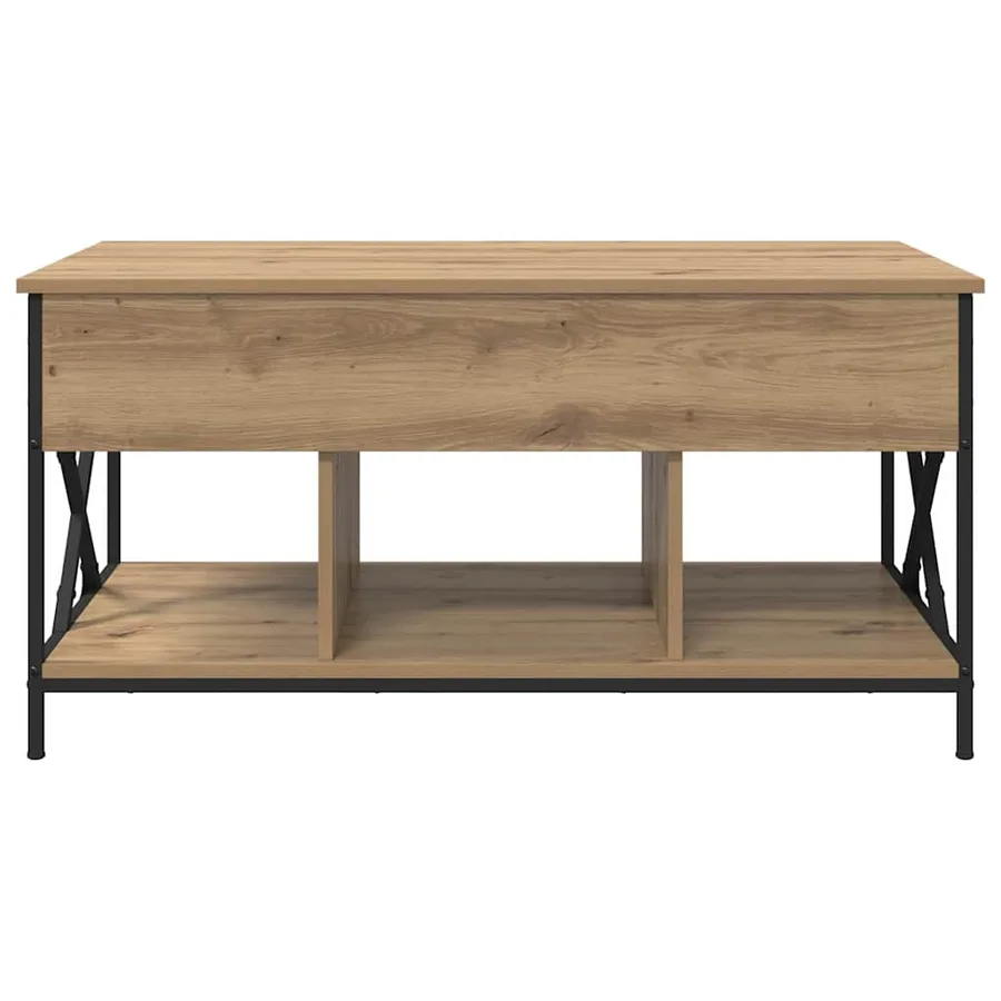 Table basse Chêne artisanal 100 x 55 x 48,5 cm - 6