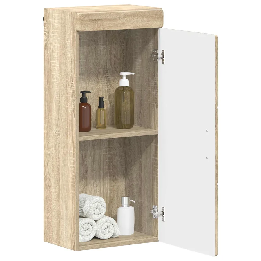 Armoire murale de salle de bain avec étagère TULUM Chêne Sonoma - 3