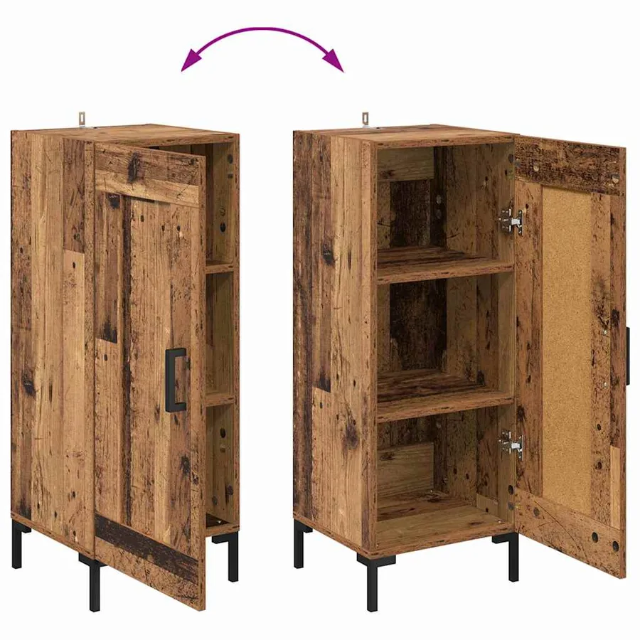Buffet Olden Bois Ancien 34,5 x 34 x 90 cm - 12