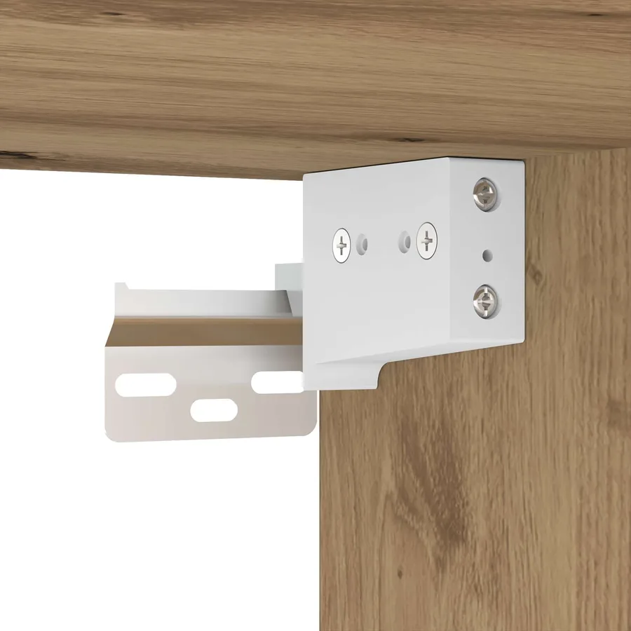 Ensemble de meuble TV mural avec éclairage LED 7 pcs - 12