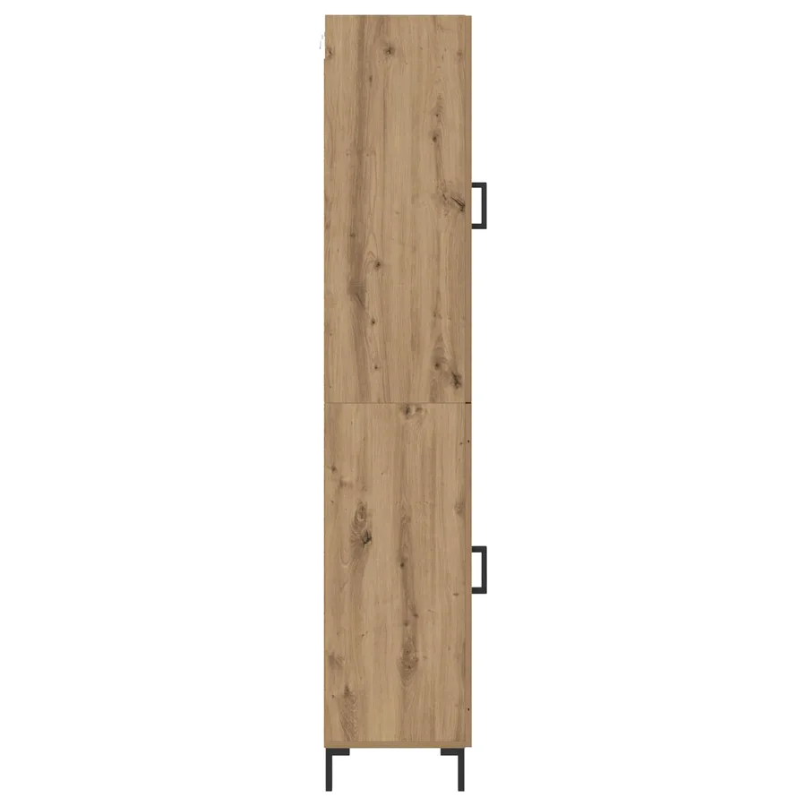 Haut Armoire Chêne artisanal 34,5 x 34 x 180 cm - 9