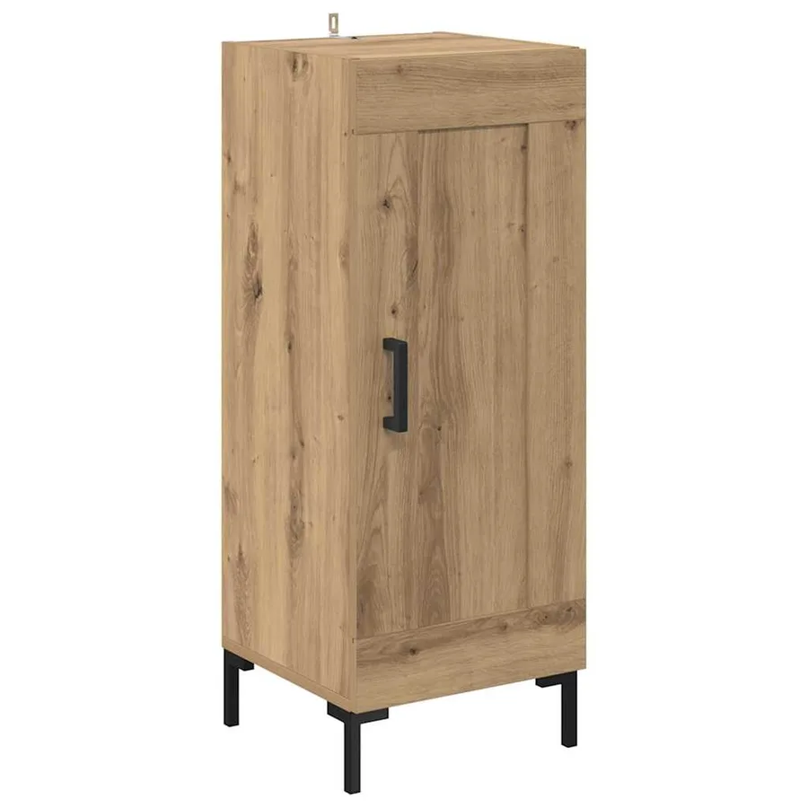 Haut Armoire Chêne artisanal 34,5 x 34 x 180 cm - 6