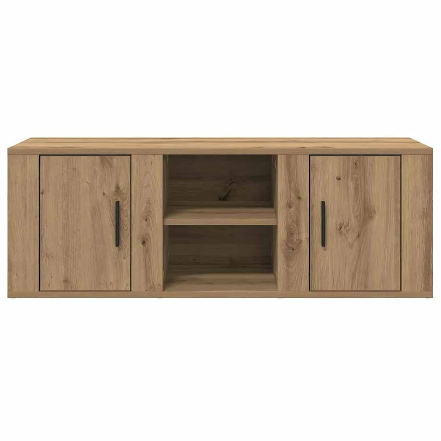 Meuble TV 100 x 31,5 x 35 cm Chêne artisanal Bois d'ingénierie - 6